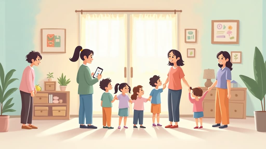 お迎え管理システム導入で残業が月60時間削減—3園の事例